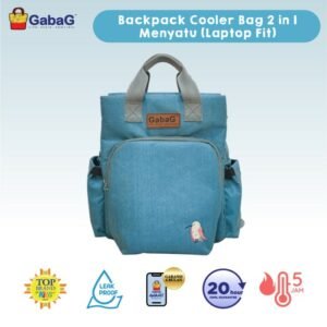 JualGabaG Tas Asi – Backpack Cooler Bag 2 in 1 KINAN ( Laptop Fit)