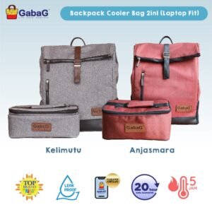 JualGabaG Tas Asi – Backpack Cooler Bag Kelimutu / Anjasmara (Laptop Fit)