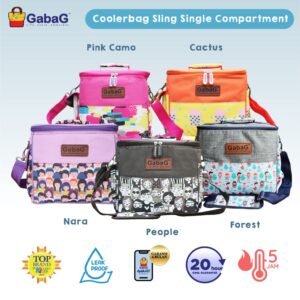 JualGabaG – Tas Asi – Cooler Bag – Sling Single Compartment People / Forest / Nara / Pink Camo / Cactus
