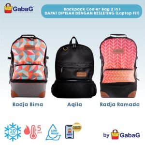 JualGabaG Tas Asi – Backpack Cooler Bag 2 in 1 BIMA / RAMADA / AQILA (Laptop Fit)