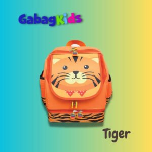 JualGABAG Kids Lunch Backpack – Tas Sekolah anak- Tiger- Orange