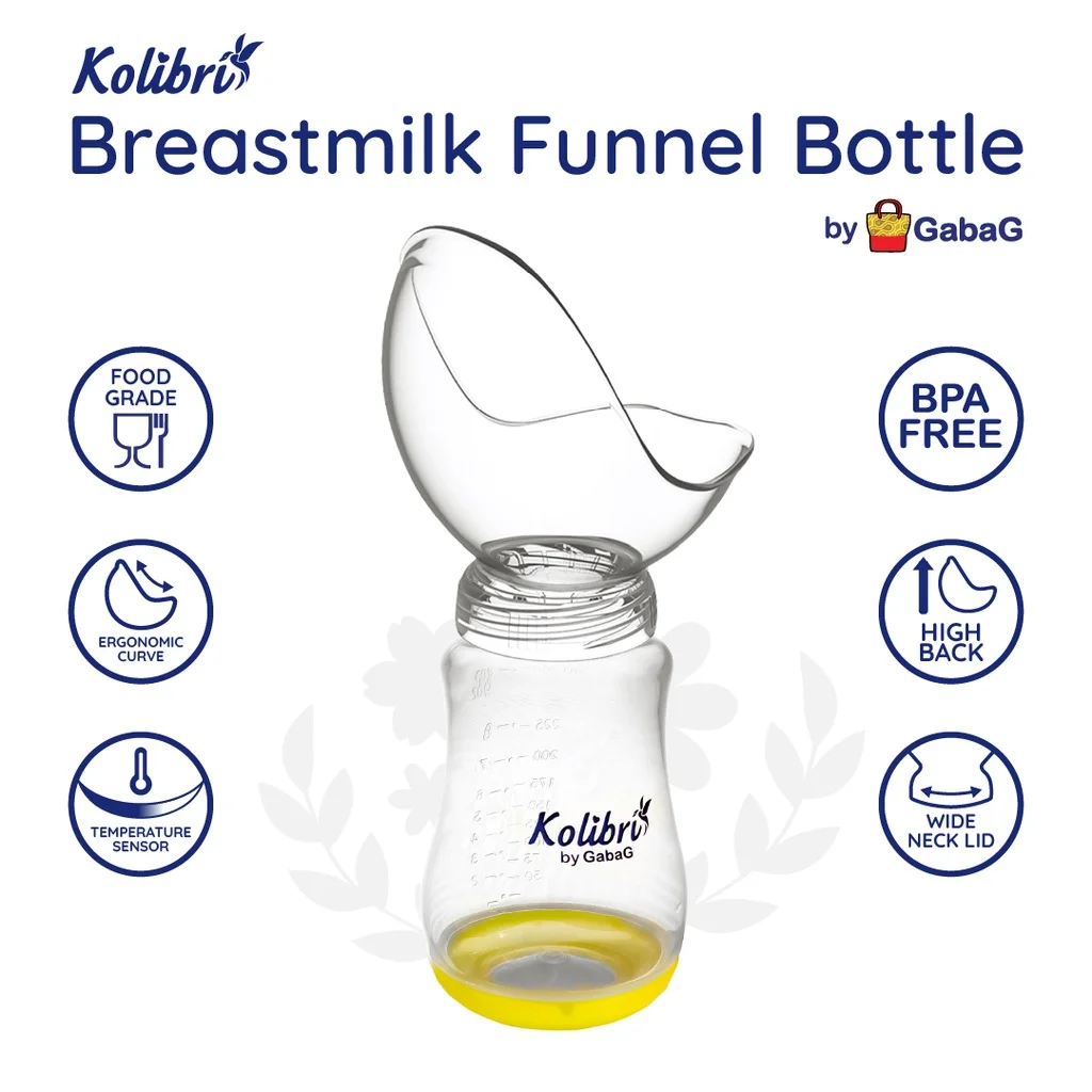 Gabag – Kolibri Breastmilk Funnel Bottle Pompa ASI Manual Terbaik